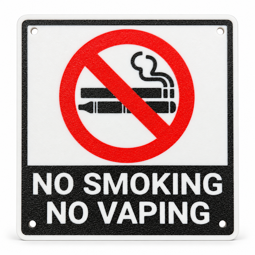No Smoking / No Vaping Sign